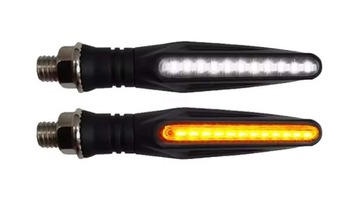 Kierunkowskazy led dynamiczne 2 szt biały pomarańczowy