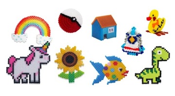 Набор бусин для глажки 5000 шт + шаблоны