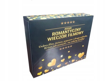 Zestaw na udaną randkę romantyczny wieczór filmowy
