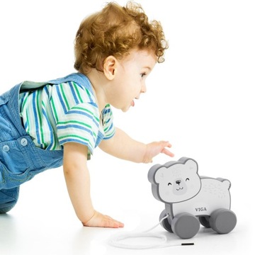 ДЕРЕВЯННЫЙ ПОЛЯРНЫЙ МЕДВЕДЬ, ЧТОБЫ ТЯНУТЬ VIGA PolarB