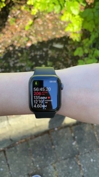 Apple Watch SE 2gen, 40 мм, GPS, LTE, сотовая связь, черные умные часы, ЧЕРНЫЕ