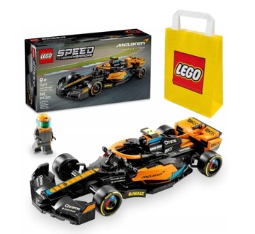LEGO SPEED CHAMPIONS 76919 MCLAREN FORMULA 1 + LEGO TORBA PAPIEROWA ŚREDNIA
