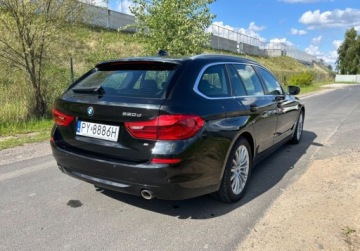 BMW Seria 5 G30-G31 Touring 520d 190KM 2018 BMW Seria 5 520d High Executive full led, panorama 2.0 Diesel 190KM, zdjęcie 4