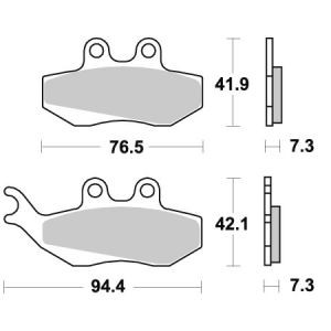 Передние тормозные колодки Aprilia RX 50 1993-2013 гг.