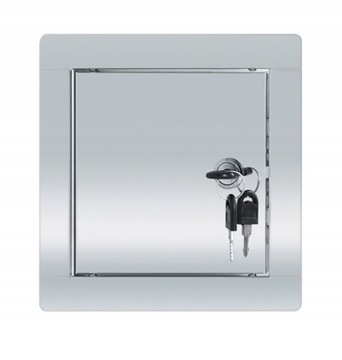 DRZWICZKI REWIZYJNE METALOWE ZAMEK 10x10