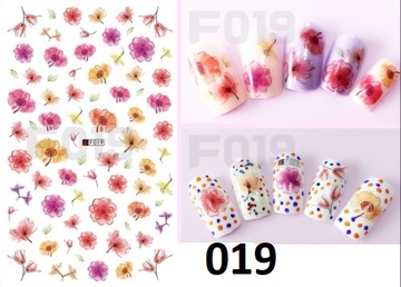 NAKLEJKI NA PAZNOKCIE SAMOPRZYLEPNE 3D