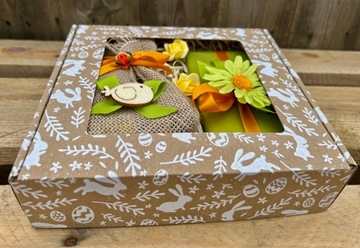 Хороший пасхальный подарочный набор Подарочная корзина Шоколадный чай КОРОБКА