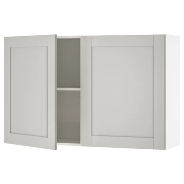 IKEA KNOXHULT SZAFKA ŚCIENNA Z DRZWIAMI SZARA
