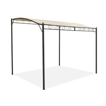 Pergola tarasowa altana ogrodowa beżowa 2,5x3m
