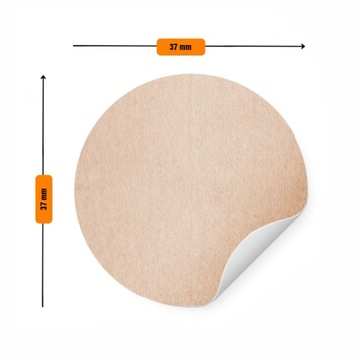 Сладкие наклейки Спасибо Fi37 мм свадебные пакеты с тестом 48 ПК.