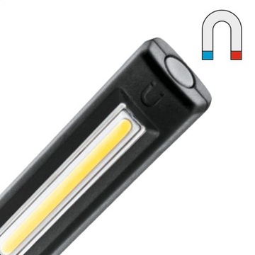 СВЕТИЛЬНИК ДЛЯ МАСТЕРСКОЙ COB LED 500LM МАГНИТНЫЙ КРЮК 10+4W 475x65,5x44,5 MM IP54 YATO