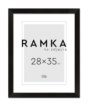 Ramka na zdjęcia 28x35 cm 35x28 cm Czarna Prezent Na Dzień Taty