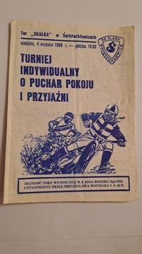 PUCHAR POKOJU I PRZYJAŹNI - ŚLĄSK ŚWIĘTOCHŁOWICE 04-09-1988 WYPEŁNIONY