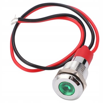 KONTROLKA - LAMPKA KONTROLNA LED 12V KOLOR ZIELONY