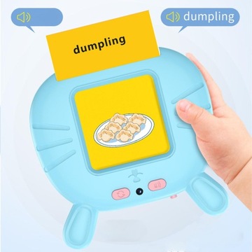 Язык ребенка, читающий машину, речь, синий, китайский