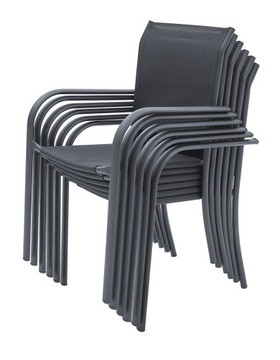 КОМПЛЕКТ САДОВОЙ МЕБЕЛИ ДЛЯ ТЕРРАСЫ, СТОЛ + 6 СТУЛЬЕВ