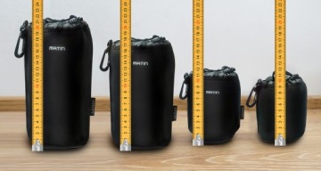 Неопреновый чехол для линз, удобный размер L.