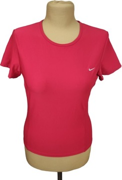 NIKE Treningowa KOSZULKA T-SHIRT Czerwony Dri-Fit L