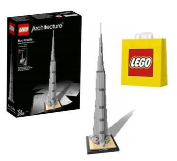 LEGO Architecture 21055 Klocki Burj Khalifa + torebka prezentowa