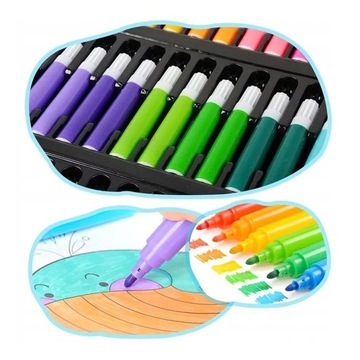 НАБОР ХУДОЖЕСТВЕННОЙ КРАСКИ + ЧЕМОДАН 288 шт.