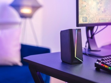 КОМПЬЮТЕРНЫЕ ДИНАМИКИ 2.0 USB 12 Вт RGB ИГРОВЫЕ