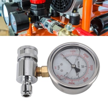 МЕТАЛЛИЧЕСКИЙ манометр до 6000psi 3/8 ДЛЯ автомойки