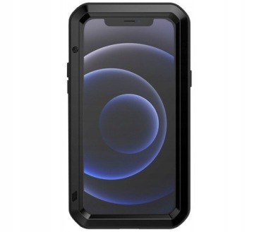 Pouzdro sklo pro iPhone 12, obal Love Mei case
