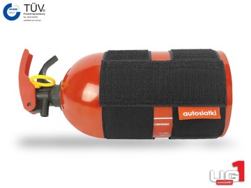 ДЕРЖАТЕЛЬ АВТОМОБИЛЬНОГО ОГНЕТУШИТЕЛЯ С КРЕПЛЕНИЕМ НА ВЕЛКРО