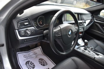 BMW Seria 5 F10-F11 Touring 520d 190KM 2014 BMW Seria 5 Head-Up Wirtual-Licznik NaviKameraSkoraPamiecPanoramaX Drive, zdjęcie 11