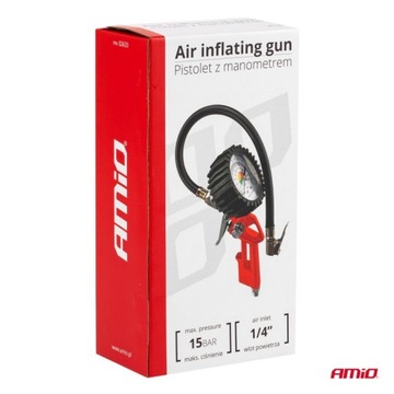 ПИСТОЛЕТ ДЛЯ НАКАЧАНИЯ КОЛЕС С МАНОМЕТРОМ 12 БАР