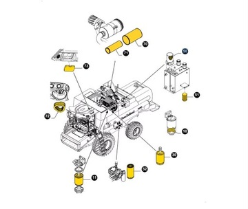 84239756 FILTR OLEJU HYDRAULICZNEGO CASE NEW HOLLAND CNH ORYGINAŁ !!!