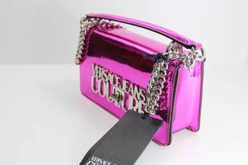 VERSACE JEANS COUTURE MINI CROSSBODY BAG - HOT PINK