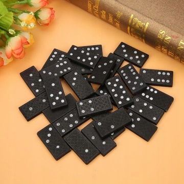 СЕМЕЙНАЯ ИГРА ДОМИНО ДЕРЕВЯННЫЕ ПАЗЛЫ x28