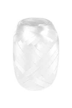 WSTĄŻKA DO BALONÓW KOKON 0,5cm/20m BIAŁA