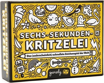 ZWARIOWANA GRA RYSUNKOWA TOWARZYSKA Gamely Six-Second Doodling