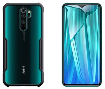 Бронированный чехол Beetle для Redmi Note 8 Pro + стекло 5D