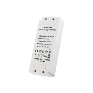ZASILACZ LED 54W 12VDC BEZ PRZEWODÓW STANDARD PLUS