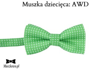 Kolorowe szelki z muszką do przedszkola szkoły