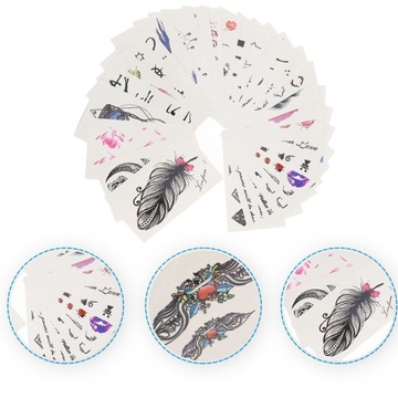 30 ЛИСТОВ РЕАЛИСТИЧЕСКИХ НАКЛЕЙКОВ С ТАТУ