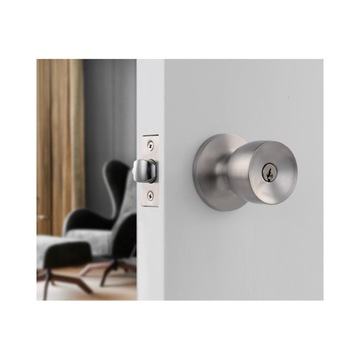 ПОВОРОТНАЯ РУЧКА ДЛЯ ДВЕРЕЙ С САТИНОВЫМ ЗАМКОМ