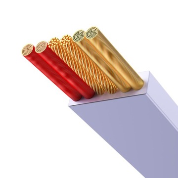 USB-кабель Baseus microUSB Lightning USB-C 3в1 66Вт/2А, 1,1м (фиолетовый)