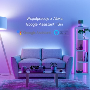 СВЕТОДИОДНАЯ ЛЕНТА WIFI SMD5050 10M RGBIC ЦВЕТНАЯ TUYA