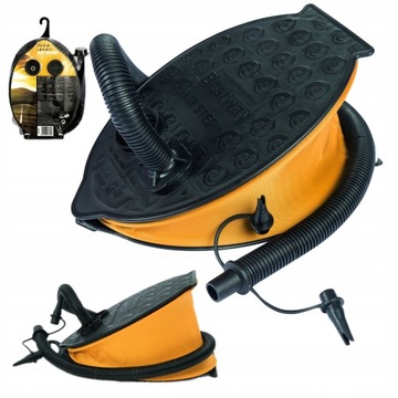 POMPKA do materaca piłek Pompka NOŻNA 23x15cm BESTWAY 62023 + 3 KOŃCÓWKI