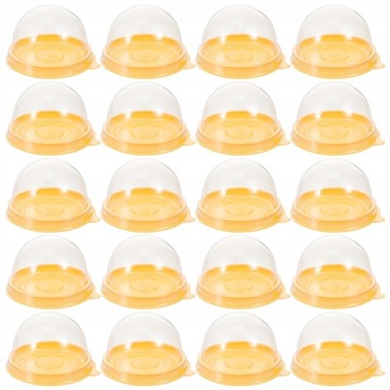 100 sztuk Trwałe pudełka Mini Cupcake Pudełka