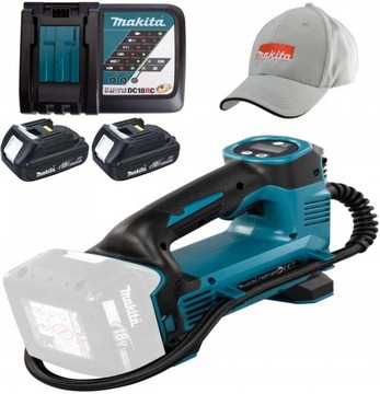 Minikompresor Makita + 2 Akum. BL1815N 18 V 1,5 Ah