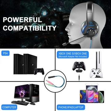 Игровые наушники TM-7 Yinsan с микрофоном