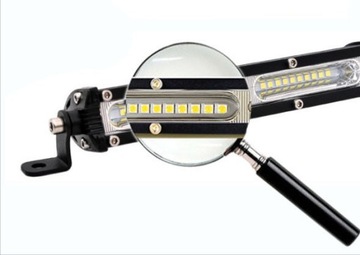 NISKA LAMPA ROBOCZA 108W 34cm LEDBAR 36 LED HALOGEN OFFROAD 12V 24V