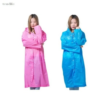 Vanzlife с толстым водонепроницаемым дождевиком для пешего туризма и велоспорта на открытом воздухе с капюшоном