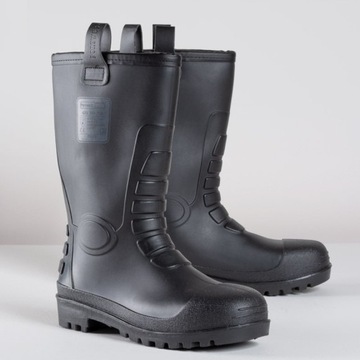 ANTYPRZEBICIOWE MĘSKIE GUMOWCE Z PODNOSKIEM S5