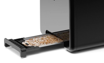 Тостер Bosch TAT3P423 черный 970 Вт 2 тоста